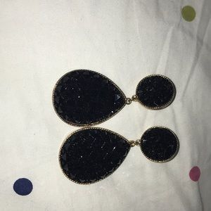 Black earrings